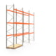 Palettenregal ARTUS - 4 Ebenen - Fachlast 3.000 kg - 5.500 x 8.440 x 1.100 mm (HxBxT) - 3 Felder - Schwerlastregal Palettenregal ARTUS - 4 Ebenen - Fachlast 3.000 kg - 5.500 x 8.440 x 1.100 mm (HxBxT) - 3 Felder - Schwerlastregal