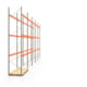 Palettenregal ARTUS - 4 Ebenen - Fachlast 3.000 kg - 5.500 x 14.010 x 1.100 mm (HxBxT) - 5 Felder - Schwerlastregal Palettenregal ARTUS - 4 Ebenen - Fachlast 3.000 kg - 5.500 x 14.010 x 1.100 mm (HxBxT) - 5 Felder - Schwerlastregal