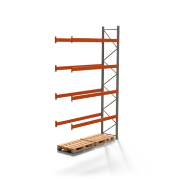 Palettenregal ARTUS - Anbauregal mit 5 Ebenen - Fachlast 2.320 kg - 4.500 x 2.785 x 800 mm (HxBxT) - Schwerlastregal Palettenregal ARTUS - Anbauregal mit 5 Ebenen - Fachlast 2.320 kg - 4.500 x 2.785 x 800 mm (HxBxT) - Schwerlastregal