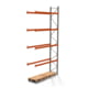 Palettenregal ARTUS - Anbauregal mit 5 Ebenen - Fachlast 2.100 kg - 5.500 x 2.700 x 800 mm (HxBxT) - Schwerlastregal Palettenregal ARTUS - Anbauregal mit 5 Ebenen - Fachlast 2.100 kg - 5.500 x 2.700 x 800 mm (HxBxT) - Schwerlastregal