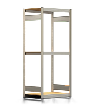 Schilderregal - Fachbodenregal - Holzböden - 250 kg - 2.000 x 875 x 600 mm (HxBxT) - erweiterbar - verzinkt - Steckregal BERT Schilderregal - Fachbodenregal - Holzböden - 250 kg - 2.000 x 875 x 600 mm (HxBxT) - erweiterbar - verzinkt - Steckregal BERT