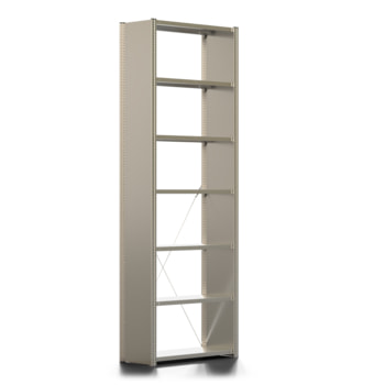 Fachbodenregal mit Seitenwand - 150 kg - 3.000 x 1.005 x 400 mm (HxBxT) - erweiterbar - verzinkt - 7 Böden - Lagerregal - Steckregal - BERT Fachbodenregal mit Seitenwand - 150 kg - 3.000 x 1.005 x 400 mm (HxBxT) - erweiterbar - verzinkt - 7 Böden - Lagerregal - Steckregal - BERT