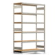 Fachbodenregal mit Tiefenriegel - 350 kg - 2.500 x 1.695 x 600 mm (HxBxT) - erweiterbar - verzinkt - 6 Holzböden - Lagerregal - Steckregal BERT Fachbodenregal mit Tiefenriegel - 350 kg - 2.500 x 1.695 x 600 mm (HxBxT) - erweiterbar - verzinkt - 6 Holzböden - Lagerregal - Steckregal BERT