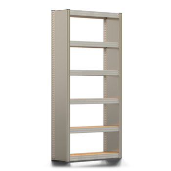 Archivregal mit Holzböden - Seitenwand - 6 Ebenen - 250 kg - 2.075 x 1.005 x 300 mm (HxBxT) - erweiterbar - verzinkt - Steckregal BERT Archivregal mit Holzböden - Seitenwand - 6 Ebenen - 250 kg - 2.075 x 1.005 x 300 mm (HxBxT) - erweiterbar - verzinkt - Steckregal BERT