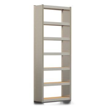 Archivregal mit Holzböden - Seitenwand - 7 Ebenen - 250 kg - 2.500 x 1.005 x 300 mm (HxBxT) - erweiterbar - verzinkt - Steckregal BERT Archivregal mit Holzböden - Seitenwand - 7 Ebenen - 250 kg - 2.500 x 1.005 x 300 mm (HxBxT) - erweiterbar - verzinkt - Steckregal BERT