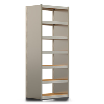 Archivregal mit Holzböden - Seitenwand - 7 Ebenen - 250 kg - 2.500 x 1.005 x 600 mm (HxBxT) - erweiterbar - verzinkt - Steckregal BERT Archivregal mit Holzböden - Seitenwand - 7 Ebenen - 250 kg - 2.500 x 1.005 x 600 mm (HxBxT) - erweiterbar - verzinkt - Steckregal BERT