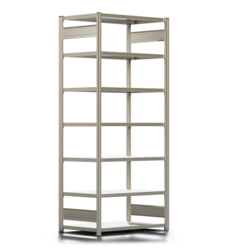 Ordnerregal - Aktenregal - 150 kg - 2.325 x 1.005 x 300 mm (HxBxT) - erweiterbar - verzinkt - 7 Böden - Steckregal - BERT Ordnerregal - Aktenregal - 150 kg - 2.325 x 1.005 x 300 mm (HxBxT) - erweiterbar - verzinkt - 7 Böden - Steckregal - BERT