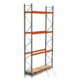 Palettenregal ARTUS - 4 Ebenen - Fachlast 2.770 kg - 5.500 x 2.700 x 800 mm (HxBxT) - Schwerlastregal Palettenregal ARTUS - 4 Ebenen - Fachlast 2.770 kg - 5.500 x 2.700 x 800 mm (HxBxT) - Schwerlastregal