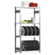 Garagenregal - Räderregal - 250 kg - 2.000 x 1.005 x 400 mm (HxBxT) - erweiterbar - 4 Fachebenen - Steckregal BERT Garagenregal - Räderregal - 250 kg - 2.000 x 1.005 x 400 mm (HxBxT) - erweiterbar - 4 Fachebenen - Steckregal BERT