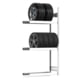 Reifenregal mit Tiefenriegel - 250 kg - 2.000 x 1.005 x 400 mm (HxBxT) - 3 Ebenen - Anbauregal - Steckregal BERT