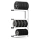 Felgenregal mit Tiefenriegel - 250 kg - 2.000 x 1.005 x 300 mm (HxBxT) - 4 Ebenen - Anbauregal - Steckregal BERT