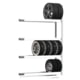Felgenregal mit Tiefenriegel - 250 kg - 2.000 x 1.285 x 300 mm (HxBxT) - 4 Ebenen - Anbauregal - Steckregal BERT