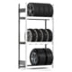Reifenregal mit Tiefenriegel - 250 kg - 2.000 x 1.005 x 400 mm (HxBxT) - 3 Ebenen - erweiterbar - Steckregal BERT Reifenregal mit Tiefenriegel - 250 kg - 2.000 x 1.005 x 400 mm (HxBxT) - 3 Ebenen - erweiterbar - Steckregal BERT
