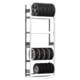 Felgenregal mit Tiefenriegel - 250 kg - 2.500 x 1.005 x 300 mm (HxBxT) - 5 Ebenen - erweiterbar - Steckregal BERT Felgenregal mit Tiefenriegel - 250 kg - 2.500 x 1.005 x 300 mm (HxBxT) - 5 Ebenen - erweiterbar - Steckregal BERT