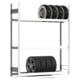 Reifenregal mit Tiefenriegel - 250 kg - 2.000 x 1.695 x 400 mm (HxBxT) - 3 Ebenen - erweiterbar - Steckregal BERT Reifenregal mit Tiefenriegel - 250 kg - 2.000 x 1.695 x 400 mm (HxBxT) - 3 Ebenen - erweiterbar - Steckregal BERT