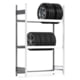 Reifenregal mit Tiefenriegel - 250 kg - 2.000 x 1.285 x 500 mm (HxBxT) - 3 Ebenen - erweiterbar - Steckregal BERT Reifenregal mit Tiefenriegel - 250 kg - 2.000 x 1.285 x 500 mm (HxBxT) - 3 Ebenen - erweiterbar - Steckregal BERT