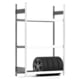 Reifenregal mit Tiefenriegel - 250 kg - 2.000 x 1.695 x 500 mm (HxBxT) - 3 Ebenen - erweiterbar - Steckregal BERT Reifenregal mit Tiefenriegel - 250 kg - 2.000 x 1.695 x 500 mm (HxBxT) - 3 Ebenen - erweiterbar - Steckregal BERT