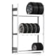 Räderregal mit Tiefenriegel - 250 kg - 2.000 x 1.285 x 400 mm (HxBxT) - 3 Ebenen - erweiterbar - Steckregal BERT Räderregal mit Tiefenriegel - 250 kg - 2.000 x 1.285 x 400 mm (HxBxT) - 3 Ebenen - erweiterbar - Steckregal BERT