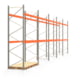 Palettenregal ARTUS - Regalreihe mit 5 Feldern - Fachlast 3.000 kg - 4.000 x 14.010 x 1.100 mm (HxBxT) - Schwerlastregal Palettenregal ARTUS - Regalreihe mit 5 Feldern - Fachlast 3.000 kg - 4.000 x 14.010 x 1.100 mm (HxBxT) - Schwerlastregal