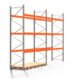 Palettenregal ARTUS - Regalreihe, 2 Felder - Fachlast 2.910 kg - Feldlast 8.730 kg - 4.000 x 5.655 x 1.100 mm (HxBxT) - Schwerlastregal Palettenregal ARTUS - Regalreihe, 2 Felder - Fachlast 2.910 kg - Feldlast 8.730 kg - 4.000 x 5.655 x 1.100 mm (HxBxT) - Schwerlastregal