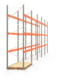 Palettenregal ARTUS - Regalreihe, 5 Felder - Fachlast 2.910 kg - Feldlast 8.730 kg - 4.000 x 14.010 x 1.100 mm (HxBxT) - Schwerlastregal Palettenregal ARTUS - Regalreihe, 5 Felder - Fachlast 2.910 kg - Feldlast 8.730 kg - 4.000 x 14.010 x 1.100 mm (HxBxT) - Schwerlastregal