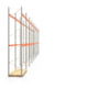 Palettenregal ARTUS - Regalreihe, 9 Felder - Fachlast 3.000 kg - Feldlast 6.000 kg - 5.500 x 25.150 x 1.100 mm (HxBxT) - Schwerlastregal Palettenregal ARTUS - Regalreihe, 9 Felder - Fachlast 3.000 kg - Feldlast 6.000 kg - 5.500 x 25.150 x 1.100 mm (HxBxT) - Schwerlastregal
