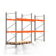 Palettenregal ARTUS - Regalreihe mit 2 Feldern - Fachlast 2.000 kg - 2.500 x 4.055 x 1.100 mm (HxBxT) - Schwerlastregal Palettenregal ARTUS - Regalreihe mit 2 Feldern - Fachlast 2.000 kg - 2.500 x 4.055 x 1.100 mm (HxBxT) - Schwerlastregal