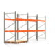 Palettenregal ARTUS - Regalreihe mit 3 Feldern - Fachlast 2.000 kg - 2.500 x 6.040 x 1.100 mm (HxBxT) - Schwerlastregal Palettenregal ARTUS - Regalreihe mit 3 Feldern - Fachlast 2.000 kg - 2.500 x 6.040 x 1.100 mm (HxBxT) - Schwerlastregal