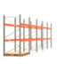 Palettenregal ARTUS - Regalreihe mit 5 Feldern - Fachlast 2.000 kg - 2.500 x 10.010 x 1.100 mm (HxBxT) - Schwerlastregal Palettenregal ARTUS - Regalreihe mit 5 Feldern - Fachlast 2.000 kg - 2.500 x 10.010 x 1.100 mm (HxBxT) - Schwerlastregal