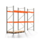 Palettenregal ARTUS - Regalreihe mit 2 Feldern - Fachlast 2.000 kg - 3.000 x 4.055 x 1.100 mm (HxBxT) - Schwerlastregal Palettenregal ARTUS - Regalreihe mit 2 Feldern - Fachlast 2.000 kg - 3.000 x 4.055 x 1.100 mm (HxBxT) - Schwerlastregal