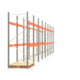 Palettenregal ARTUS - Regalreihe mit 8 Feldern - Fachlast 2.000 kg - 3.000 x 15.965 x 1.100 mm (HxBxT) - Schwerlastregal Palettenregal ARTUS - Regalreihe mit 8 Feldern - Fachlast 2.000 kg - 3.000 x 15.965 x 1.100 mm (HxBxT) - Schwerlastregal