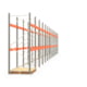 Palettenregal ARTUS - Regalreihe mit 14 Feldern - Fachlast 2.000 kg - 3.000 x 27.875 x 1.100 mm (HxBxT) - Schwerlastregal