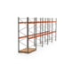 Palettenregal ARTUS - Regalreihe mit 5 Feldern - Fachlast 3.000 kg - 3.500 x 10.010 x 1.100 mm (HxBxT) - Schwerlastregal Palettenregal ARTUS - Regalreihe mit 5 Feldern - Fachlast 3.000 kg - 3.500 x 10.010 x 1.100 mm (HxBxT) - Schwerlastregal