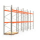 Palettenregal ARTUS - Regalreihe mit 5 Feldern - Fachlast 2.000 kg - 3.500 x 10.010 x 1.100 mm (HxBxT) - Schwerlastregal Palettenregal ARTUS - Regalreihe mit 5 Feldern - Fachlast 2.000 kg - 3.500 x 10.010 x 1.100 mm (HxBxT) - Schwerlastregal