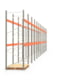 Palettenregal ARTUS - Regalreihe mit 12 Feldern - Fachlast 2.000 kg - 3.500 x 23.905 x 1.100 mm (HxBxT) - Schwerlastregal