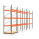 Palettenregal ARTUS - Regalreihe, 5 Felder - Fachlast 2.000 kg - Feldlast 6.000 kg - 3.500 x 10.010 x 1.100 mm (HxBxT) - Schwerlastregal Palettenregal ARTUS - Regalreihe, 5 Felder - Fachlast 2.000 kg - Feldlast 6.000 kg - 3.500 x 10.010 x 1.100 mm (HxBxT) - Schwerlastregal