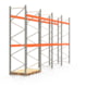 Palettenregal ARTUS - Regalreihe mit 4 Feldern - Fachlast 2.000 kg - 4.000 x 8.025 x 1.100 mm (HxBxT) - Schwerlastregal Palettenregal ARTUS - Regalreihe mit 4 Feldern - Fachlast 2.000 kg - 4.000 x 8.025 x 1.100 mm (HxBxT) - Schwerlastregal