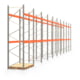 Palettenregal ARTUS - Regalreihe mit 10 Feldern - Fachlast 2.000 kg - 4.000 x 19.935 x 1.100 mm (HxBxT) - Schwerlastregal Palettenregal ARTUS - Regalreihe mit 10 Feldern - Fachlast 2.000 kg - 4.000 x 19.935 x 1.100 mm (HxBxT) - Schwerlastregal