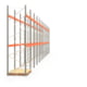 Palettenregal ARTUS - Regalreihe mit 12 Feldern - Fachlast 2.000 kg - 4.000 x 23.905 x 1.100 mm (HxBxT) - Schwerlastregal Palettenregal ARTUS - Regalreihe mit 12 Feldern - Fachlast 2.000 kg - 4.000 x 23.905 x 1.100 mm (HxBxT) - Schwerlastregal