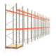 Palettenregal ARTUS - Regalreihe mit 13 Feldern - Fachlast 2.000 kg - 4.000 x 25.890 x 1.100 mm (HxBxT) - Schwerlastregal Palettenregal ARTUS - Regalreihe mit 13 Feldern - Fachlast 2.000 kg - 4.000 x 25.890 x 1.100 mm (HxBxT) - Schwerlastregal