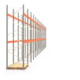 Palettenregal ARTUS - Regalreihe mit 15 Feldern - Fachlast 2.000 kg - 4.000 x 29.860 x 1.100 mm (HxBxT) - Schwerlastregal Palettenregal ARTUS - Regalreihe mit 15 Feldern - Fachlast 2.000 kg - 4.000 x 29.860 x 1.100 mm (HxBxT) - Schwerlastregal