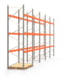 Palettenregal ARTUS - Regalreihe, 5 Felder - Fachlast 2.000 kg - Feldlast 6.000 kg - 4.000 x 10.010 x 1.100 mm (HxBxT) - Schwerlastregal Palettenregal ARTUS - Regalreihe, 5 Felder - Fachlast 2.000 kg - Feldlast 6.000 kg - 4.000 x 10.010 x 1.100 mm (HxBxT) - Schwerlastregal