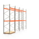 Palettenregal ARTUS - Regalreihe mit 4 Feldern - Fachlast 2.000 kg - 4.500 x 8.025 x 1.100 mm (HxBxT) - Schwerlastregal Palettenregal ARTUS - Regalreihe mit 4 Feldern - Fachlast 2.000 kg - 4.500 x 8.025 x 1.100 mm (HxBxT) - Schwerlastregal