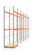 Palettenregal ARTUS - Regalreihe mit 6 Feldern - Fachlast 2.000 kg - 4.500 x 11.995 x 1.100 mm (HxBxT) - Schwerlastregal Palettenregal ARTUS - Regalreihe mit 6 Feldern - Fachlast 2.000 kg - 4.500 x 11.995 x 1.100 mm (HxBxT) - Schwerlastregal