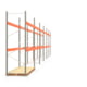 Palettenregal ARTUS - Regalreihe mit 6 Feldern - Fachlast 3.700 kg - 3.500 x 22.195 x 1.100 mm (HxBxT) - Schwerlastregal Palettenregal ARTUS - Regalreihe mit 6 Feldern - Fachlast 3.700 kg - 3.500 x 22.195 x 1.100 mm (HxBxT) - Schwerlastregal