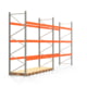 Palettenregal ARTUS - Regalreihe, 2 Felder - Fachlast 3.000 kg - Feldlast 9.000 kg - 3.500 x 7.455 x 1.100 mm (HxBxT) - Schwerlastregal Palettenregal ARTUS - Regalreihe, 2 Felder - Fachlast 3.000 kg - Feldlast 9.000 kg - 3.500 x 7.455 x 1.100 mm (HxBxT) - Schwerlastregal