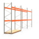 Palettenregal ARTUS - Regalreihe mit 3 Feldern - Fachlast 3.700 kg - 4.000 x 11.140 x 1.100 mm (HxBxT) - Schwerlastregal Palettenregal ARTUS - Regalreihe mit 3 Feldern - Fachlast 3.700 kg - 4.000 x 11.140 x 1.100 mm (HxBxT) - Schwerlastregal