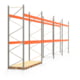 Palettenregal ARTUS - Regalreihe mit 4 Feldern - Fachlast 3.700 kg - 4.000 x 14.825 x 1.100 mm (HxBxT) - Schwerlastregal Palettenregal ARTUS - Regalreihe mit 4 Feldern - Fachlast 3.700 kg - 4.000 x 14.825 x 1.100 mm (HxBxT) - Schwerlastregal