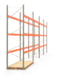 Palettenregal ARTUS - Regalreihe, 4 Felder - Fachlast 3.000 kg - Feldlast 9.000 kg - 4.000 x 14.825 x 1.100 mm (HxBxT) - Schwerlastregal Palettenregal ARTUS - Regalreihe, 4 Felder - Fachlast 3.000 kg - Feldlast 9.000 kg - 4.000 x 14.825 x 1.100 mm (HxBxT) - Schwerlastregal