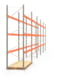 Palettenregal ARTUS - Regalreihe, 5 Felder - Fachlast 3.000 kg - Feldlast 9.000 kg - 4.000 x 18.510 x 1.100 mm (HxBxT) - Schwerlastregal Palettenregal ARTUS - Regalreihe, 5 Felder - Fachlast 3.000 kg - Feldlast 9.000 kg - 4.000 x 18.510 x 1.100 mm (HxBxT) - Schwerlastregal